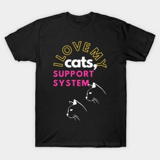 I Love My Cats T-Shirt